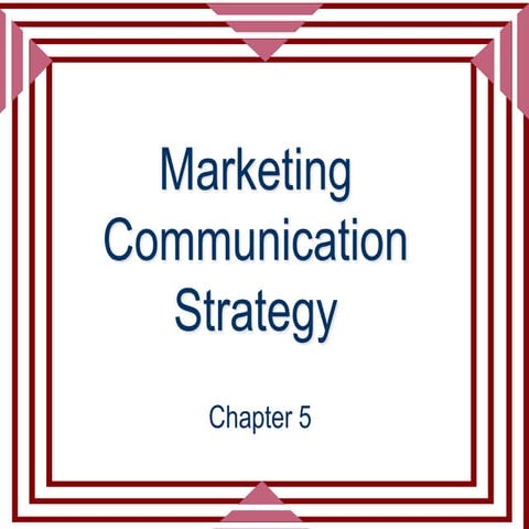Adv 435 ch 5 strategy