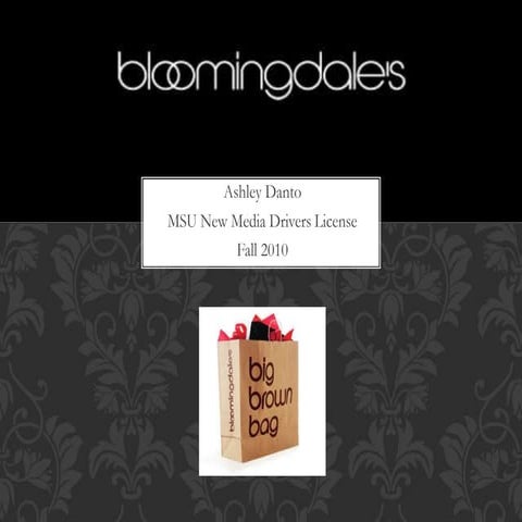 Bloomingdales Presentation