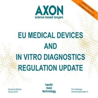 Advamed MDR IVDR update