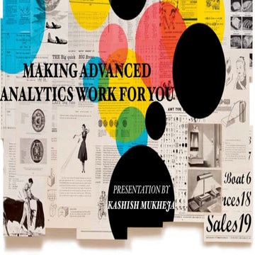 Making Advanced Analytics Work for You by Dominic Barton and David Court