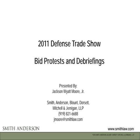 Bid Protests Explained: Government Deals | PDF