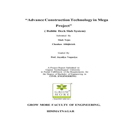 “Advance construction technology in mega