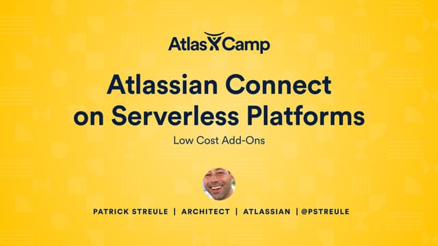 Atlassian Connect on Serverless Platforms: Low Cost Add-Ons