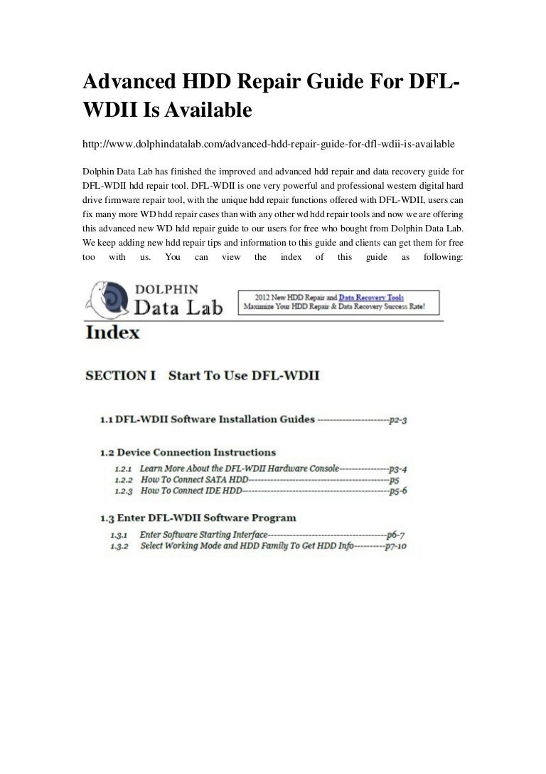 Dfl data recovery hardware and software tools catalog