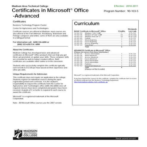Advanced certificate-in-microsoft-office