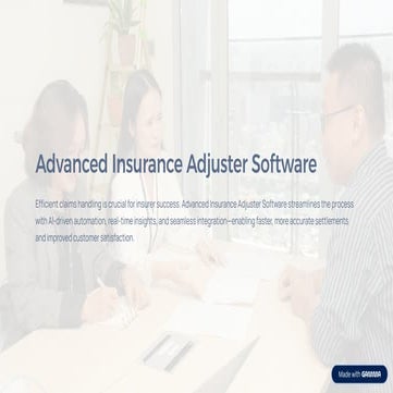 Smart Claims Handling with Advanced Insurance Adjuster Software