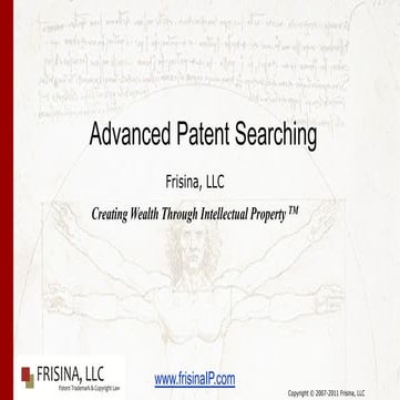 Advanced Patent Searching