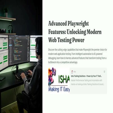 Introduction to Playwright & AI in Testing | PPTX