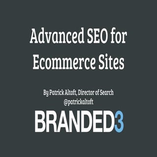 Advanced SEO for Ecommerce Sites - ...