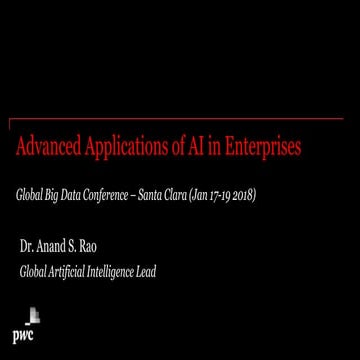 Advanced AI Applications In Enterprises