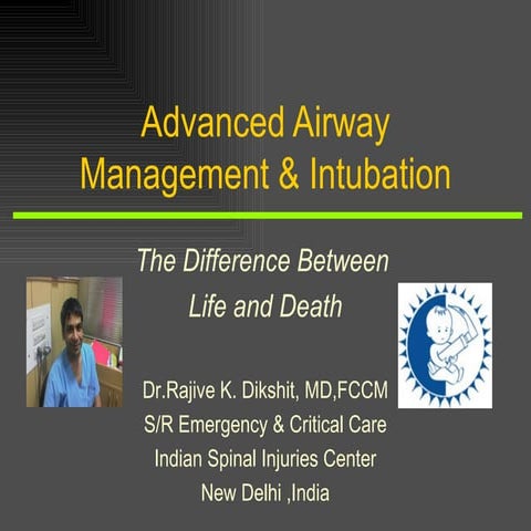 Advanced airway management