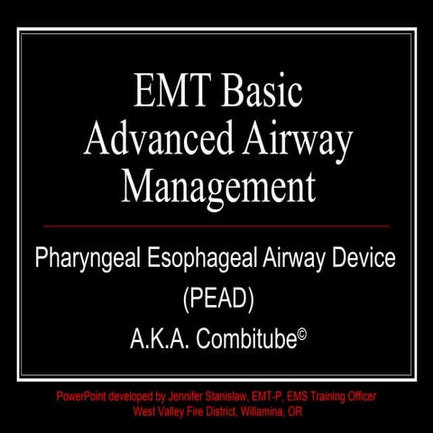 Advanced  Airway  Management 1