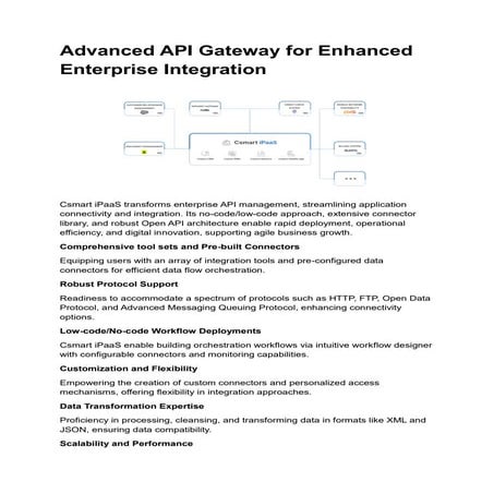 Advanced API Gateway for Enhanced Enterprise Integration | PDF