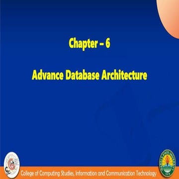 AdvanceDatabaseChapter6Advance Dtabases.pptx