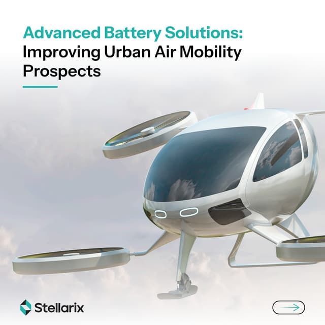 Advanced Battery Solutions: Improving Urban Air Mobility Prospects | PDF
