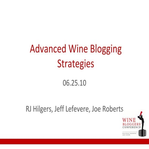 Advanced Blogging Strategies