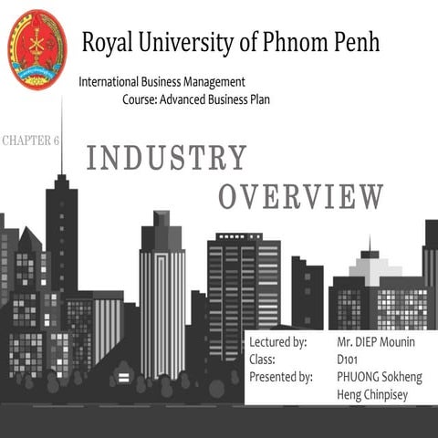 Advanced Business Plan Industry Overview 1
