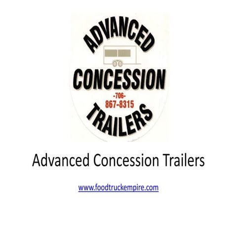 Advanced Concession Trailers | PPTX