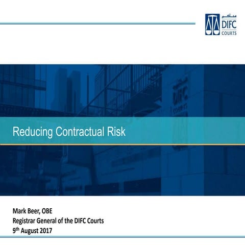 Reducing Contractual Risk
