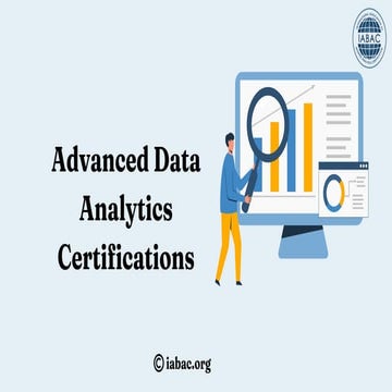 Advanced Data Analytics Certifications | IABAC
