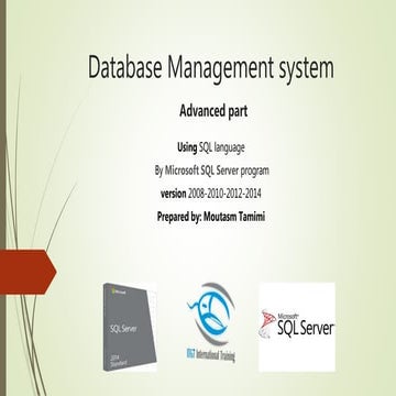 Database Management Systems and SQL SERVER Multiple tables [Autosaved].pptx