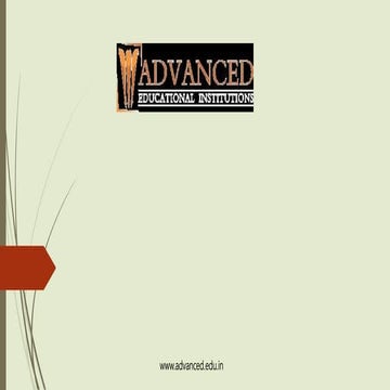 Advanced Educational Institutions