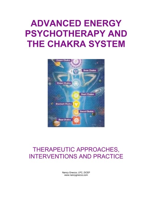 Advanced energypsych chakras