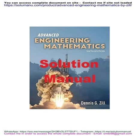 Comprehensive Introduction to Differential Equations with Examples and ...