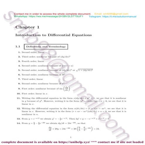 Complete Guide to Exercises for Advanced Engineering Mathematics, 7th Edition...