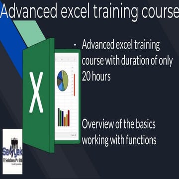 advanced excel course in gurgaon