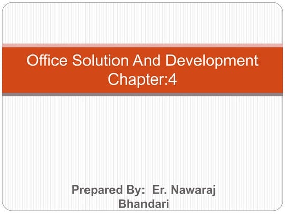 Advanced features of ms office packages 2