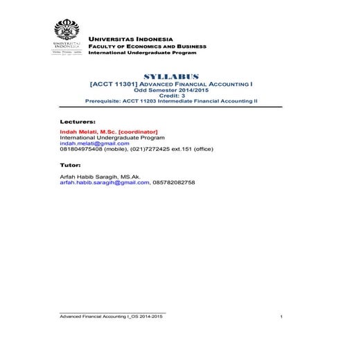 Advanced Financial Accounting I Pdf