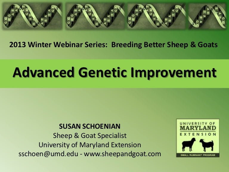 Advanced genetics