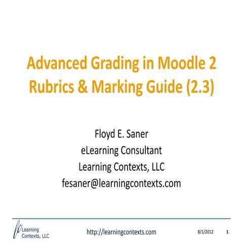 Advanced grading