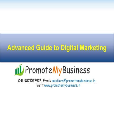 Digital Marketing Guide For Industries