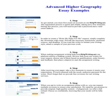Advanced Higher Geography Essay Examples | PDF