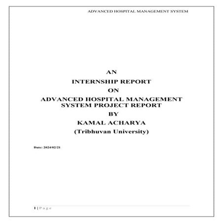 Advanced hospital management system project report.pdf