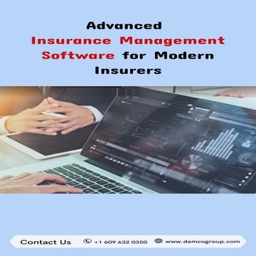 Advanced Insurance Management Software for Modern Insurers
