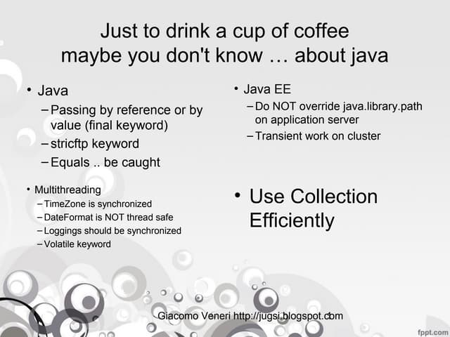 Advanced java