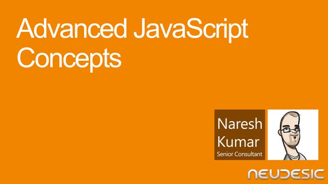 Advanced JavaScript Concepts