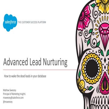 Advanced Lead Nurturing: Wake the Dead 