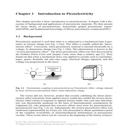 Advanced mechanics of piezoelectricity
