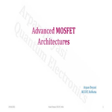 Advanced MOSFET