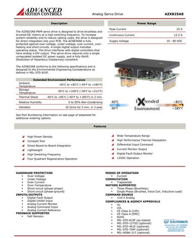 Advanced motion controls azxb25a8