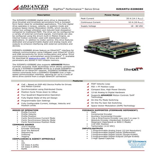 Advanced motion controls dzeantu 020b080