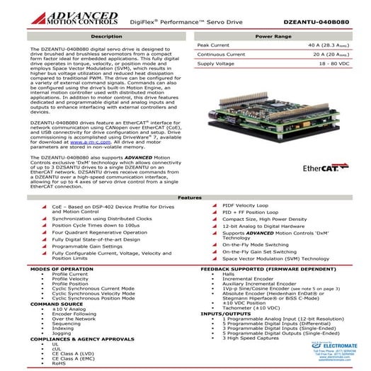 Advanced motion controls dzeantu 040b080