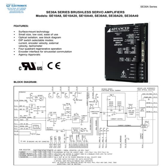 Advanced motion controls se10a8