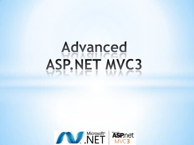 Advanced MVC3