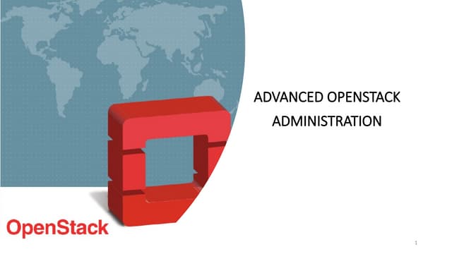 Some Advanced OpenStack Overview Document