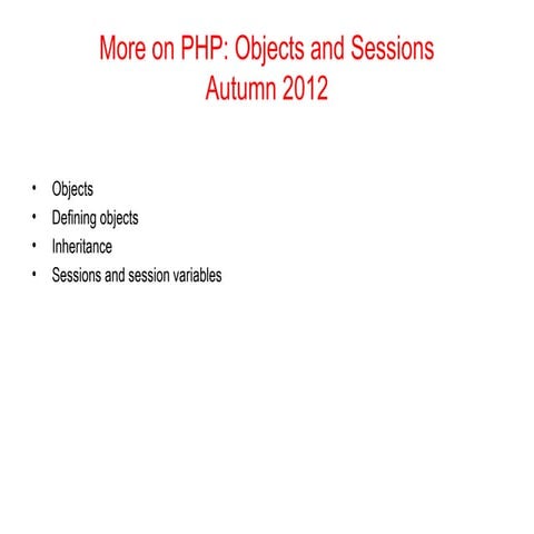 Advanced php